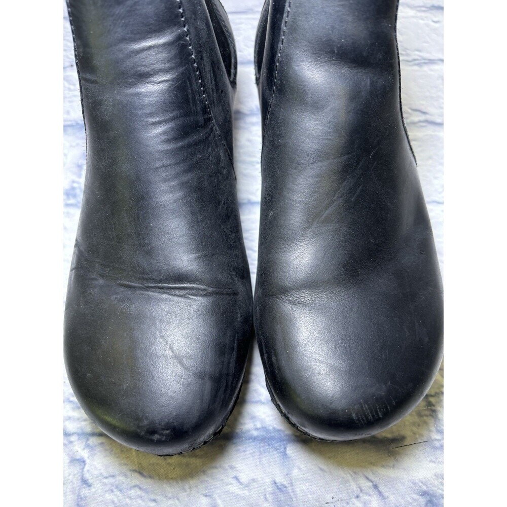 Dansko Women’s Becka Black Oiled Leather Pull-Up Boot, Size EU 39 / 8.5 - Picture 11 of 13